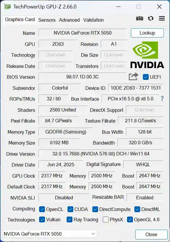 1080P专用，多帧生成后碾压RTX 4060，七彩虹RTX 5050 Ultra评测