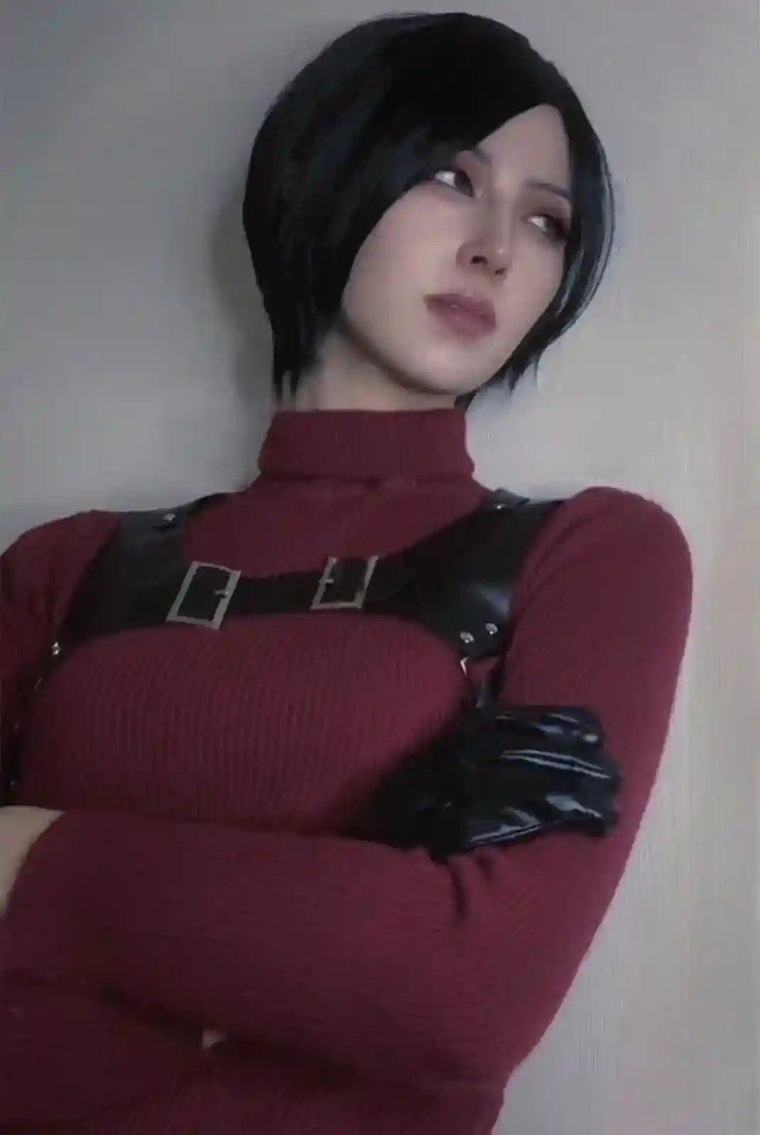 国外美女Cos《生化危机》艾达王 气质身材俱佳